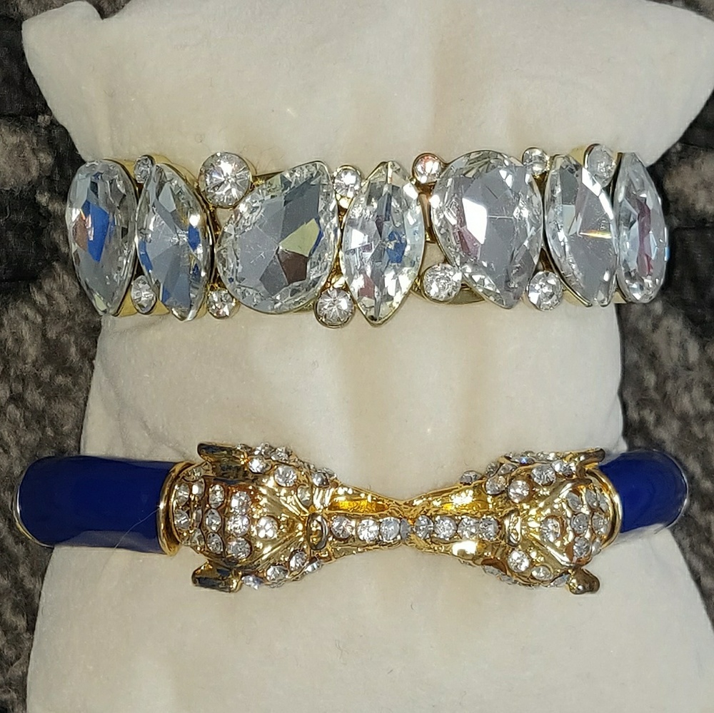 A pair of rihnestone Bangles